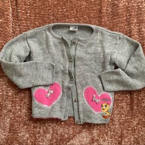 Vintage tweety sweater/cardigan